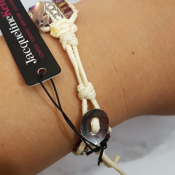 Boho Beaded Wide Strand Bracelet - Picture 5 of 7